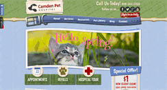 Desktop Screenshot of camdenpethospital.com