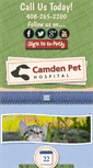 Mobile Screenshot of camdenpethospital.com
